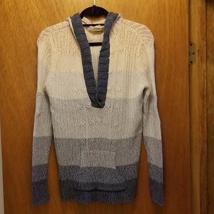 Large hooded sweater